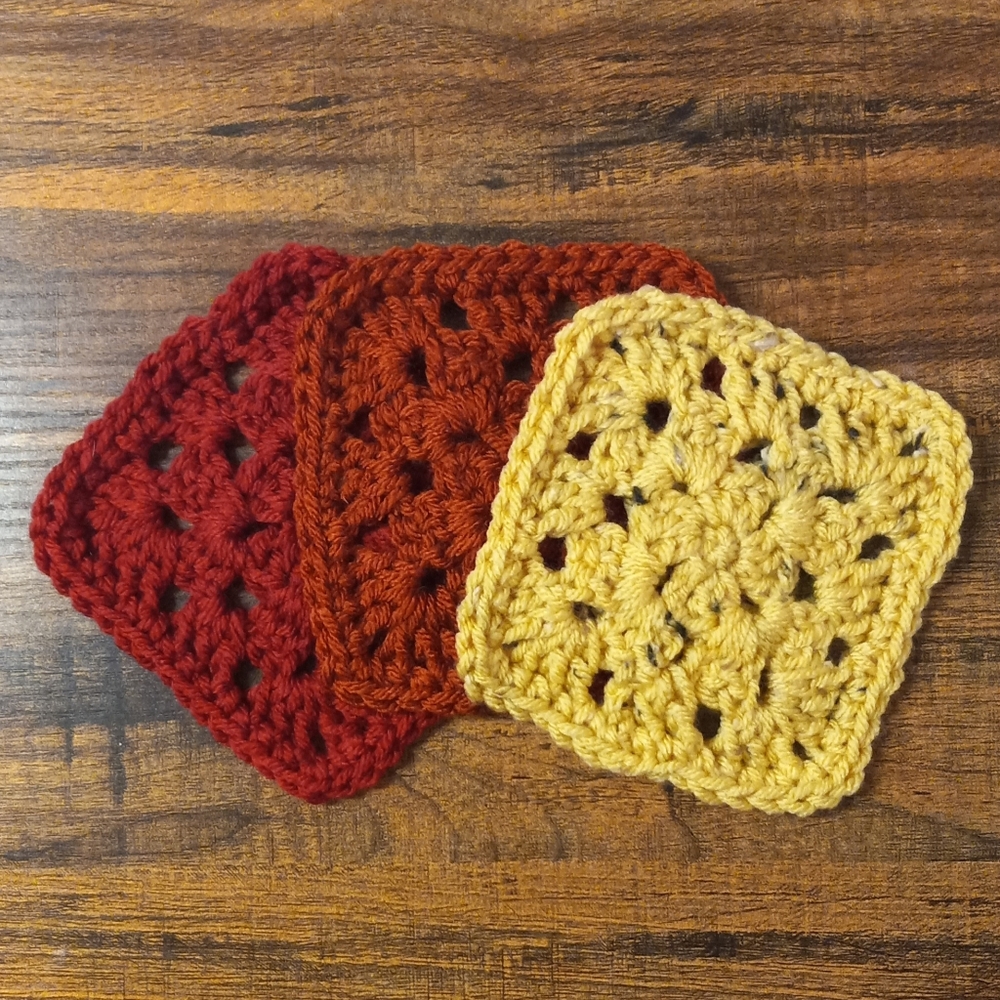 Crochet Coaster Set !